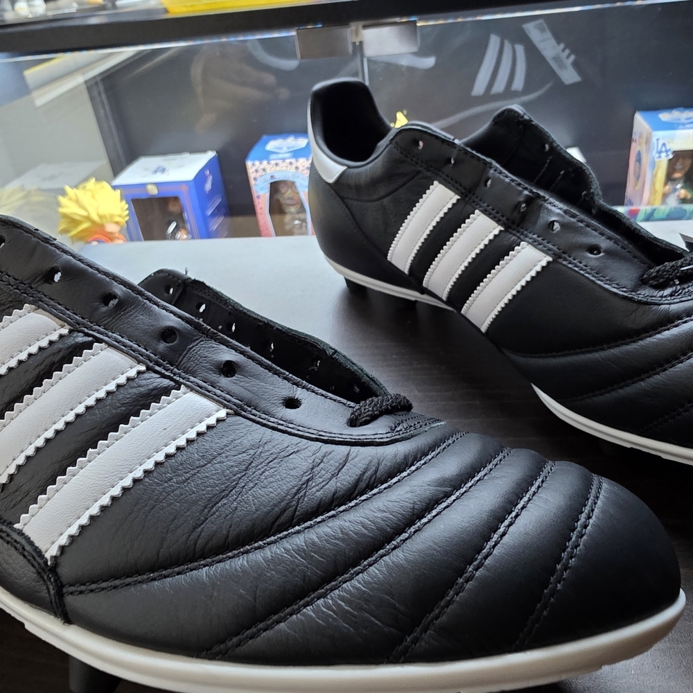 Adidas Copa Mundial Soccer Cleats Black Leather Germany 015110 Men US Size 11.5 - Picture 7 of 12